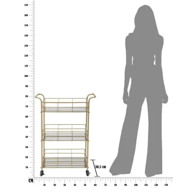 Wózek GLAM RET 60 30,5 80 cm